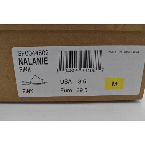 Sofft Womens Size 8.5 Nalanie Pink Leather Open Toe Slide Sandals Shoes - Picture 12 of 12